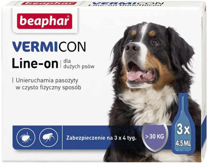 BEAPHAR Vermicon Line-on Dog 3x4,5ml