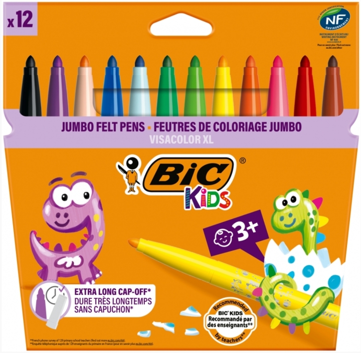 BIC Flamaster Kids Visacolor XL 12 kolorów