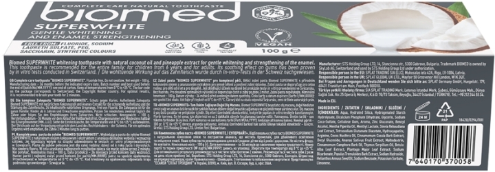 BIOMED SUPERWHITE Pasta do zębów 100 g