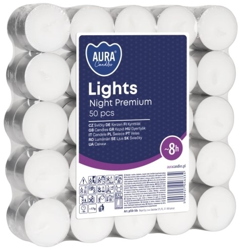 BISPOL Aura Mini podgrzewacze tealight 50 szt.