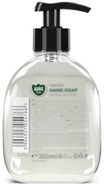 Aura Care Mydło do rąk kremowa wanilia 300ml
