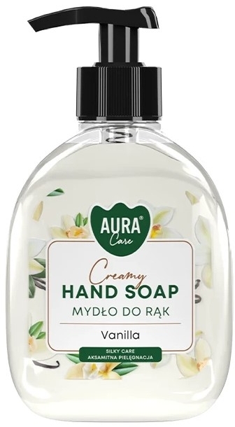 Aura Care Mydło do rąk kremowa wanilia 300ml