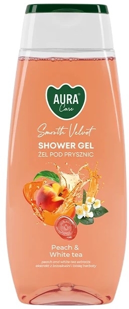 Aura Care Żel pod prysznic zapach Brzoskwinia i biała herbata 350 ml