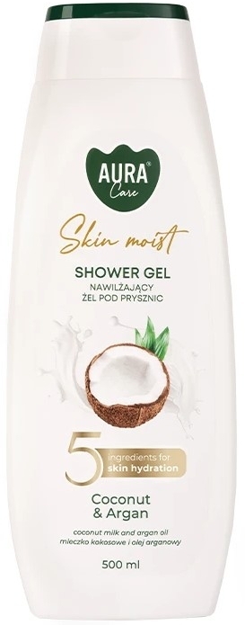 Aura Care Żel pod prysznic zapach Kokos i argan 500 ml