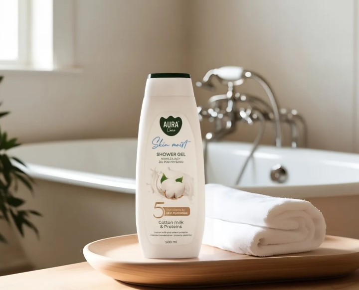 Aura Care Żel pod prysznic zapach Kokos i argan 500 ml