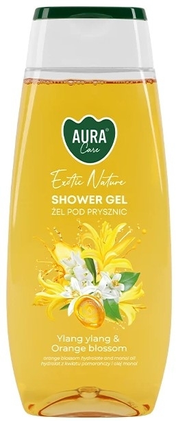 Aura Care Żel pod prysznic zapach Ylang ylang i kwiat pomarańczy 350 ml