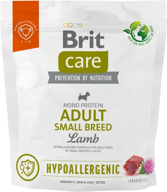 Brit CARE Hypoallergenic Adult Small Lamb sucha karma dla psa 1 kg