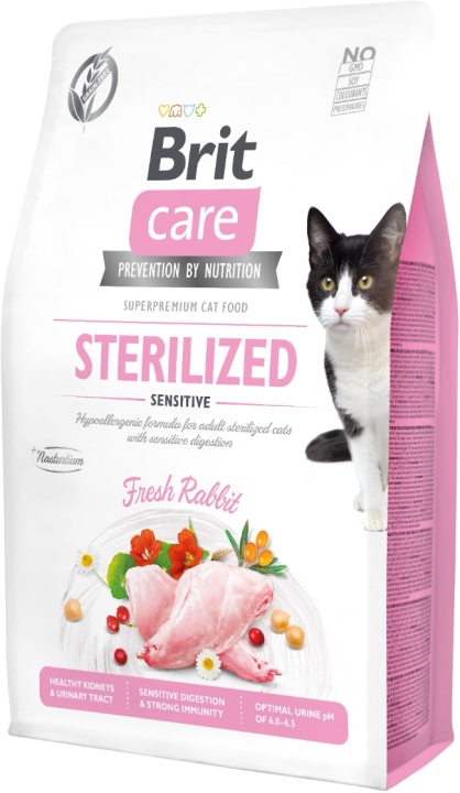 BRIT Care Cat Grain-Free Sterilized Sensitive sucha karma dla kota 2 kg