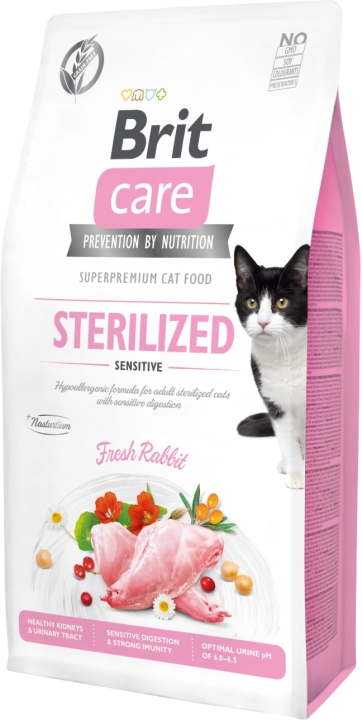BRIT Care Cat Grain-Free Sterilized Sensitive sucha karma dla kota 7 kg