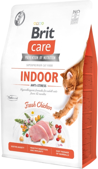 Brit Care Cat Grain-free Indoor karma sucha dla kota 2 kg