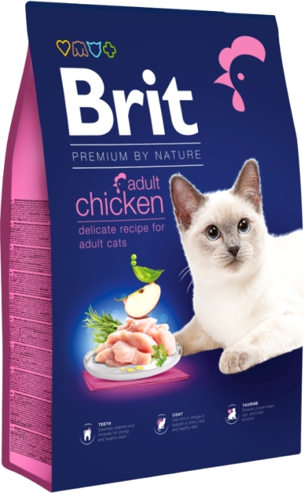 Brit Premium Cat Adult karma dla kota kurczak 8 kg