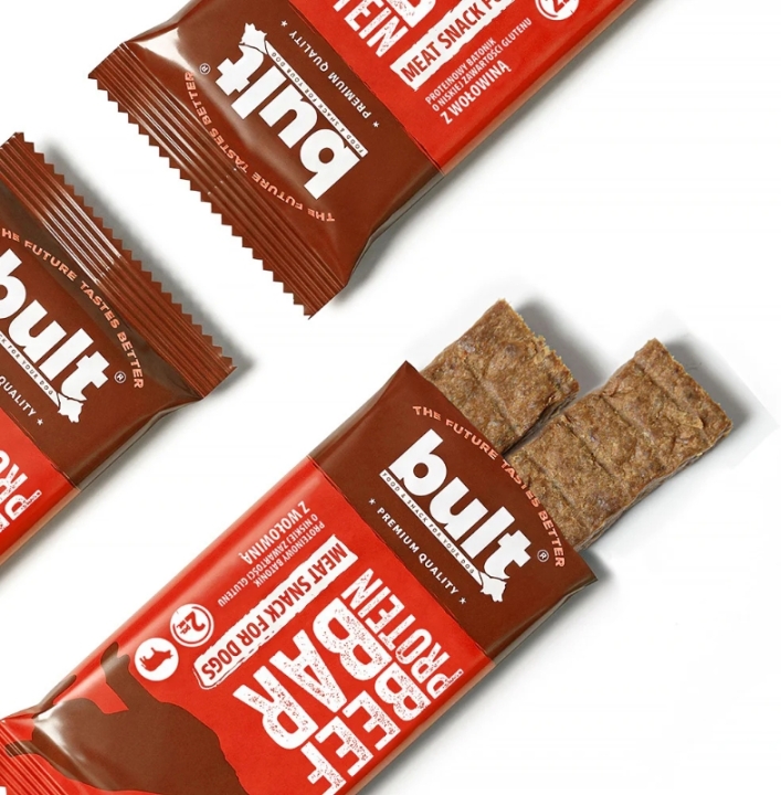 BULT Batonik proteinowy z wołowiną smakołyk dla psa 75 g