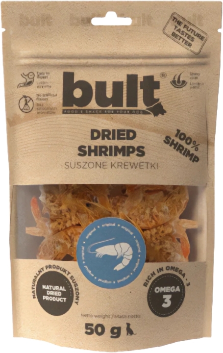 BULT gryzak dla psa suszone krewetki 50 g