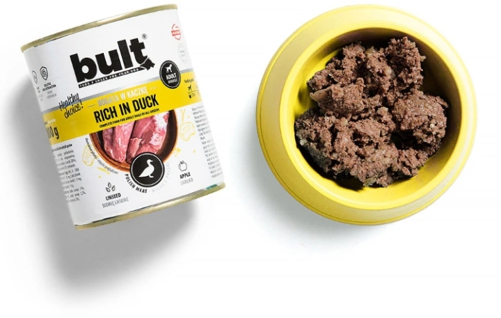 BULT Karma dla psa z kaczką puszka 800 g