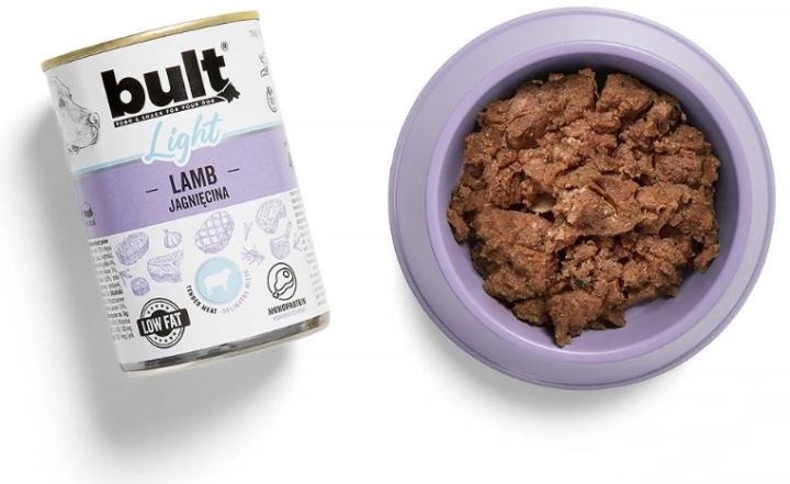 BULT Light mokra karma dla psa bogata w jagnięcinę puszka 400 g