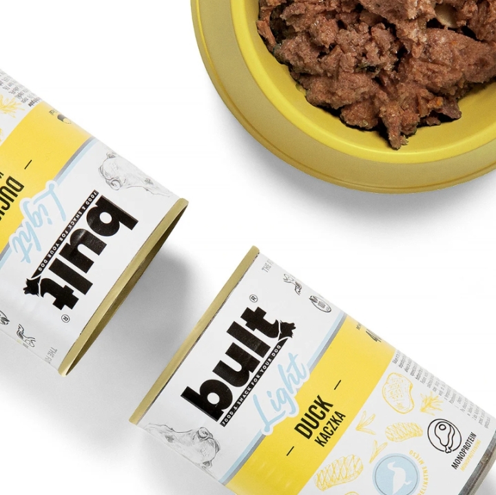 BULT Light mokra karma dla psa z kaczką puszka 400 g