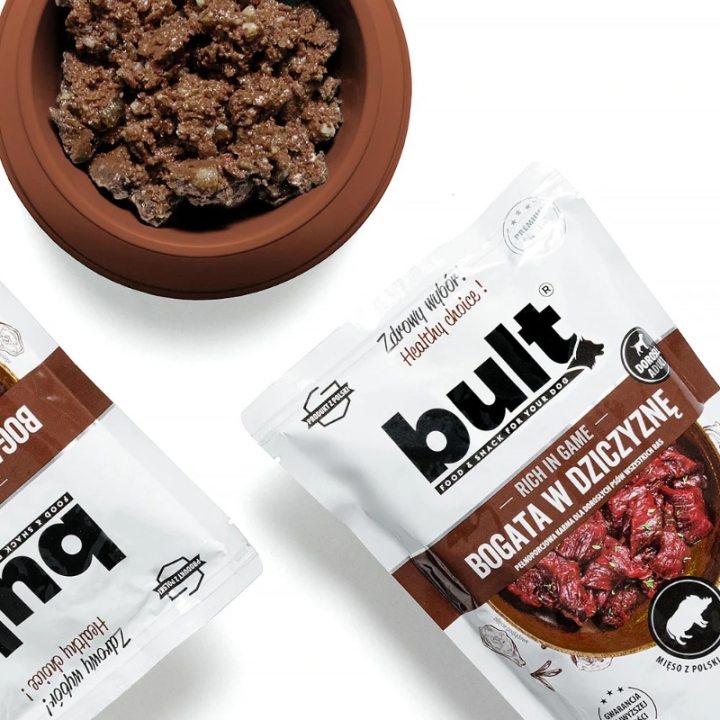 BULT Mielonka dla psów bogata w dziczyznę saszetka 500 g