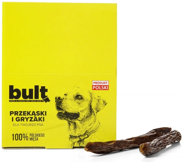 BULT Przekąska dla psów Kiełbaski z dziczyzną 40 sztuk
