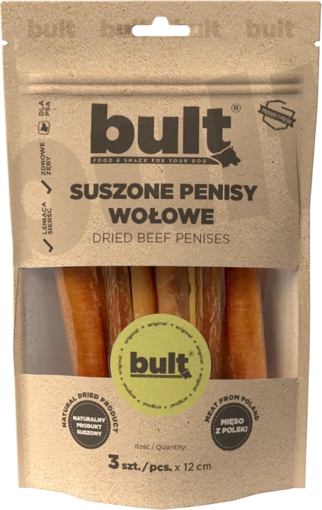 BULT Przysmaki dla psów suszone penisy wołowe 3 sztuki