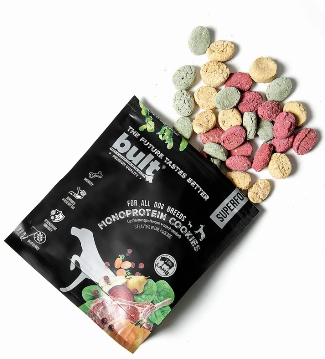 BULT Superfoods Monoprotein Cookies Hipoalergiczne ciastka z jagnięciną 300 g