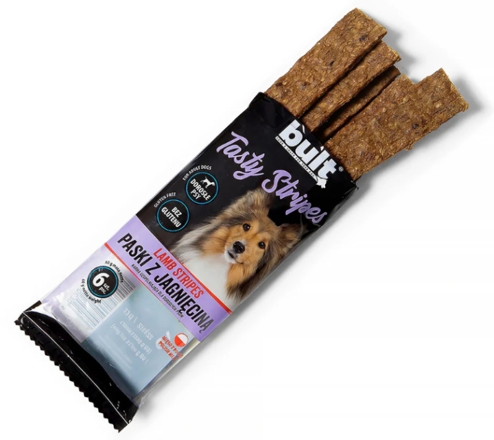 BULT Tasty Stripes paski z jagnięciną przysmak dla psa 6 sztuk