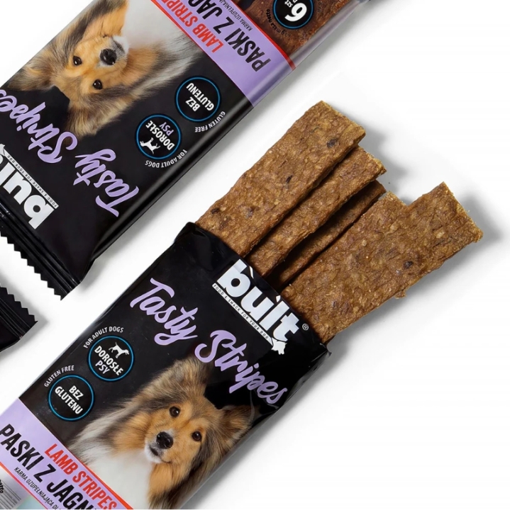 BULT Tasty Stripes paski z jagnięciną przysmak dla psa 6 sztuk