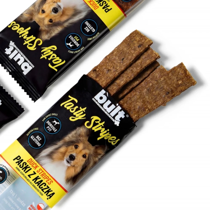 BULT Tasty Stripes paski z kaczką przysmak dla psa 6 sztuk