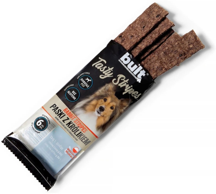 BULT Tasty Stripes paski z królikiem przysmak dla psa 6 sztuk