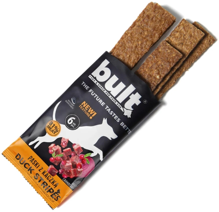 BULT Tasty Strips Superfoods przysmak dla psa paski z kaczką 6 sztuki