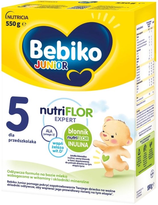 Bebiko Junior 5 Nutriflor Expert dla przedszkolaka 550 g