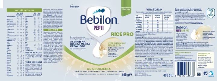 Bebilon Pepti Rice Pro 400 g