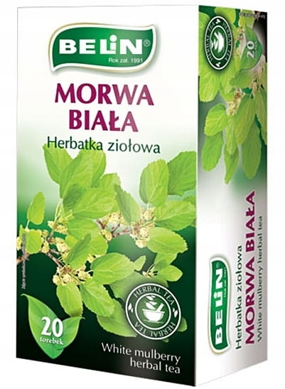 Belin Herbatka ziołowa Morwa biała 20 torebek
