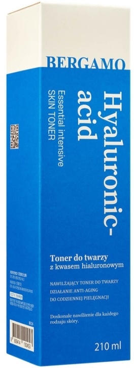 Bergamo toner do twarzy kwas hialuronowy 210 ml