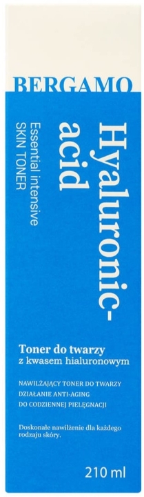 Bergamo toner do twarzy kwas hialuronowy 210 ml