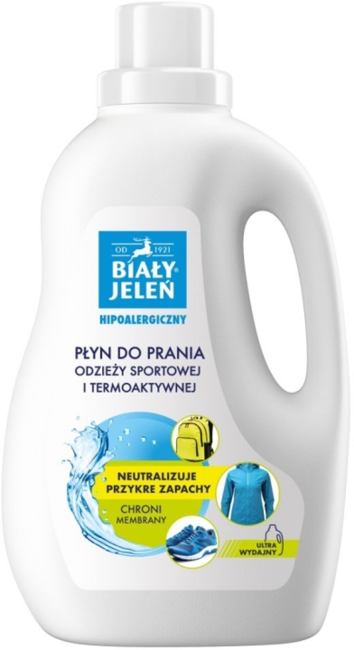 Biały Jeleń płyn do prania odzieży sportowej i termoaktywnej 1,5l