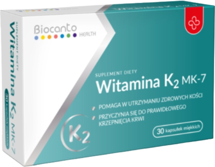 Biocanto Witamina K2 MK7 30 kapsułek