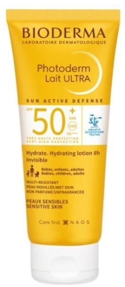 Bioderma Photoderm Lait ULTRA SPF50+ ultralekkie mleczko SPF 50+ do skóry wrażliwej 100 ml