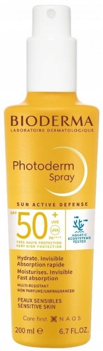 Bioderma Photoderm Spray do ciała lekki SPF 50+ 200 ml