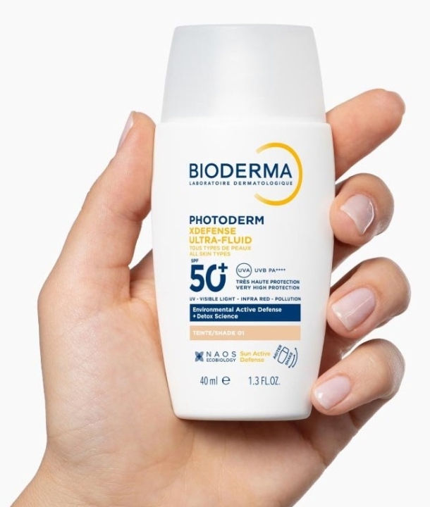 Bioderma Photoderm XDefense Ultra-Fluid Fluid przeciwsłoneczny kolor 01 SPF 50+ 40 ml