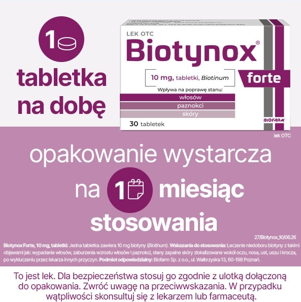 Biotynox Forte 10 mg 30 tabletek