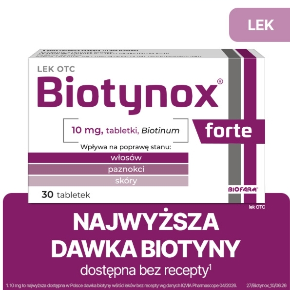 Biotynox Forte 10 mg 30 tabletek
