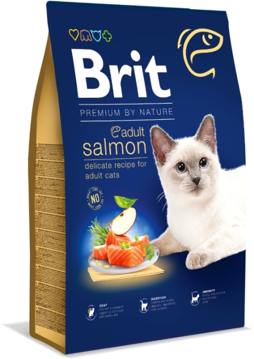 Brit Cat Adult Salmon sucha karma dla kota 8 kg