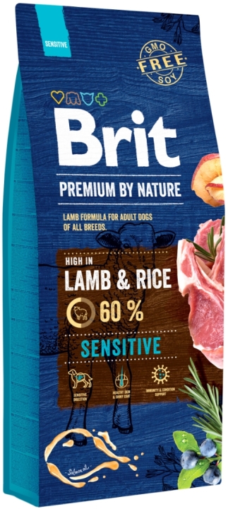 Brit Premium By Nature Sensitive Lamb sucha karma dla psa 15 kg