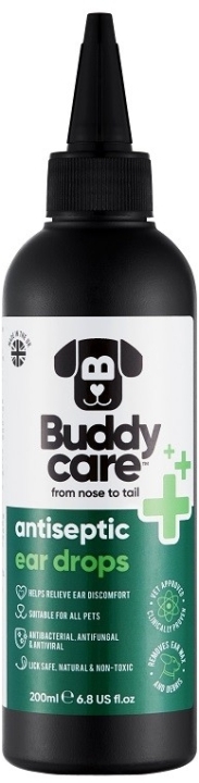 Buddycare Krople do pielęgnacji uszu zwierząt domowych, 200 ml
