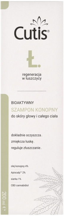 Cutis Ł Bioaktywny szampon konopny 200 ml
