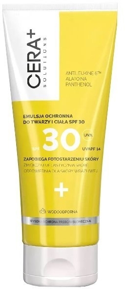 CERA PLUS Solutions, emulsja ochronna do twarzy i ciała SPF 30, 200 ml