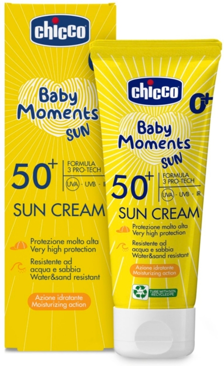 Chicco Baby Moments Krem do opalania SPF 50+ 75 ml