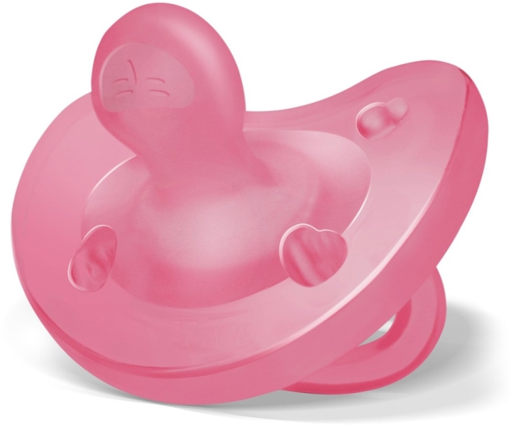 Chicco PhysioForma Smoczek uspokajający soft różowy 16-36 m+ 1 sztuka