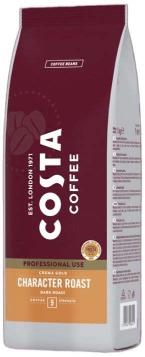 Costa Coffee Crema Gold Dark Roast kawa ziarnista 1 kg