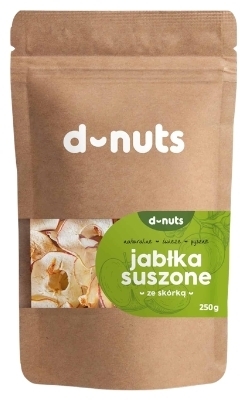 D-nuts Jabłka suszone ze skórką 250 g